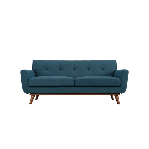 Korea Long Sofa Fabric In Blue Navy Color